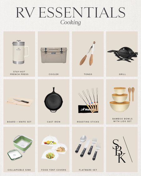 RV \ camping essentials for cooking!

Summer travel
Airstream
Kitchen
Amazon 

#LTKHome #LTKTravel #LTKSeasonal
