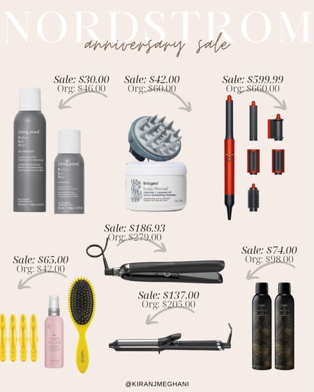 Some of my favorite hair products will be on sale for the @Nordstrom Anniversary Sale!

Dyson Airwrap | Nordstrom Beauty | DryBar | GHD Hair Tools | Sales | Beauty Sales | Living Proof | Wands | Straightener | Brigeo | Scalp Scrubs | Hair Health | Hair Finds | Oribe | Hairsprays

#LTKsalealert #LTKxNSale #LTKbeauty