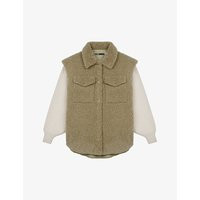 Belier faux-fur and knitted jacket | Selfridges