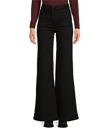 A Loves A Vintage Wash High Rise Wide Leg Denim Jeans - 30 | Dillard's