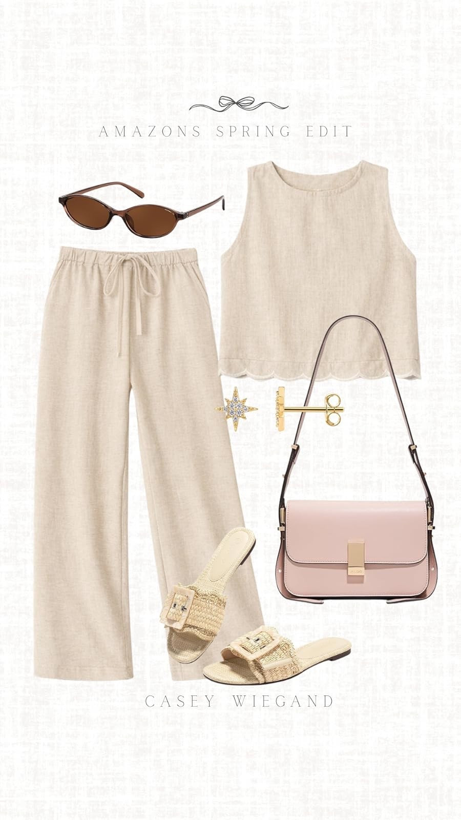 Chic spring edit! Perfect linen top, comfy pants, and stylish sandals. #SpringStyle

#LTKootd #LTKgrwm #LTKdayinmylife