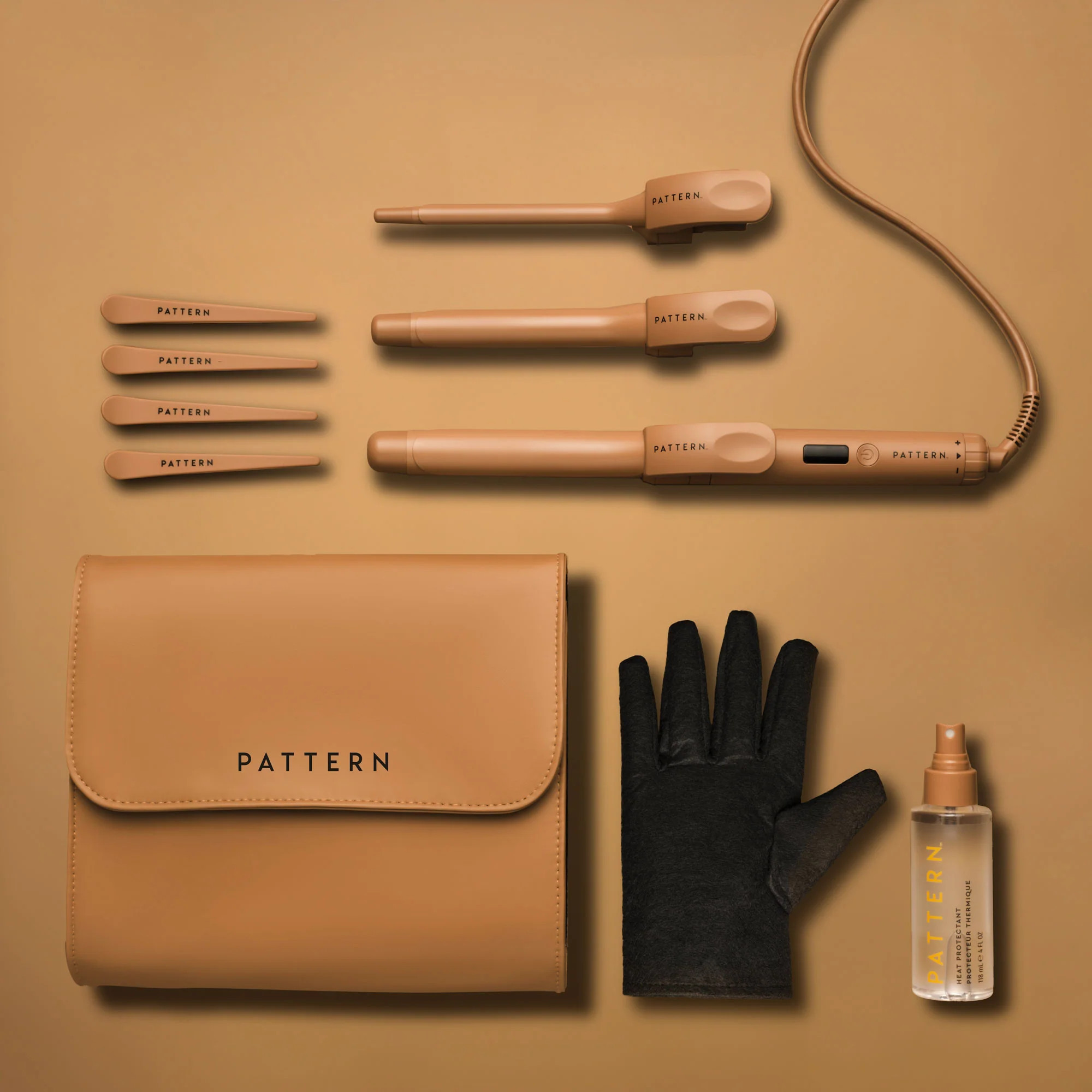 The Curling Iron Bundle: Curling Iron & Protectants | PATTERN | Pattern Beauty