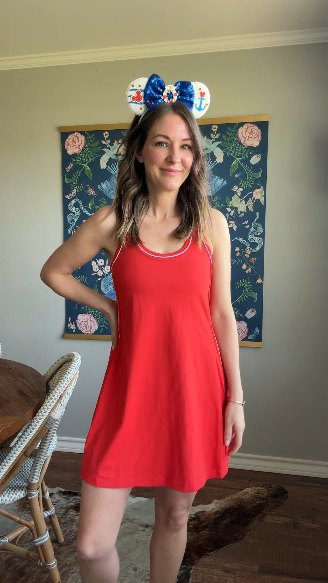 Perfect little athletic dresses for a Disney trip or Disney Cruise! I’m wearing a small and both under $30! Linked up above and in my LTK!

Disney OOTD / Disney outfits / cruise outfits 