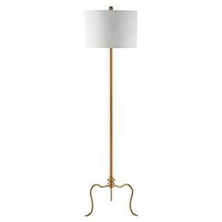 Safavieh Earie 61 in. Antique Gold Floor Lamp-FLL4075A - The Home Depot | The Home Depot