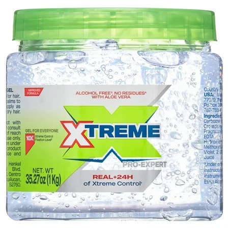 Xtreme Professional Extreme Hold Hair Gel Clear Jar 35oz | Walmart (US)