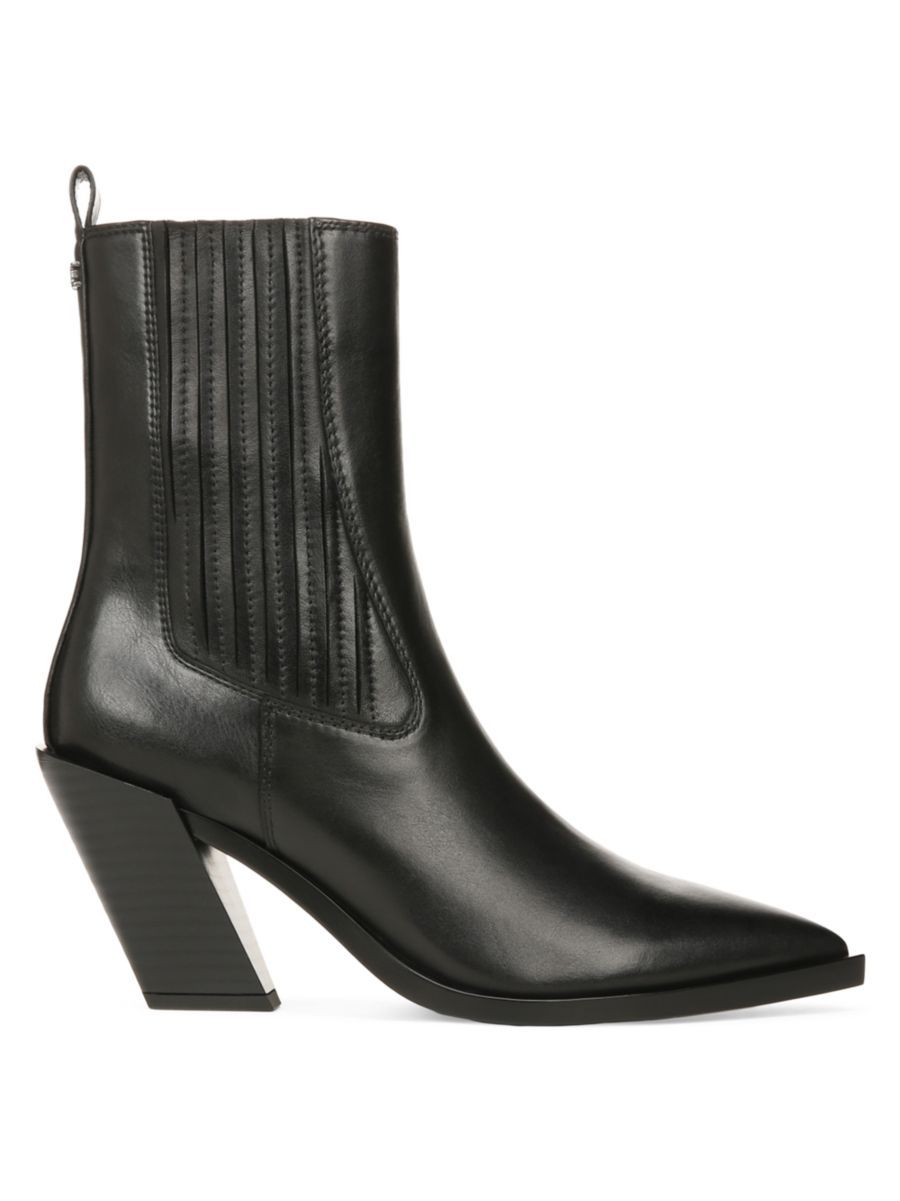 Mandey 75MM Leather Western Boots | Saks Fifth Avenue