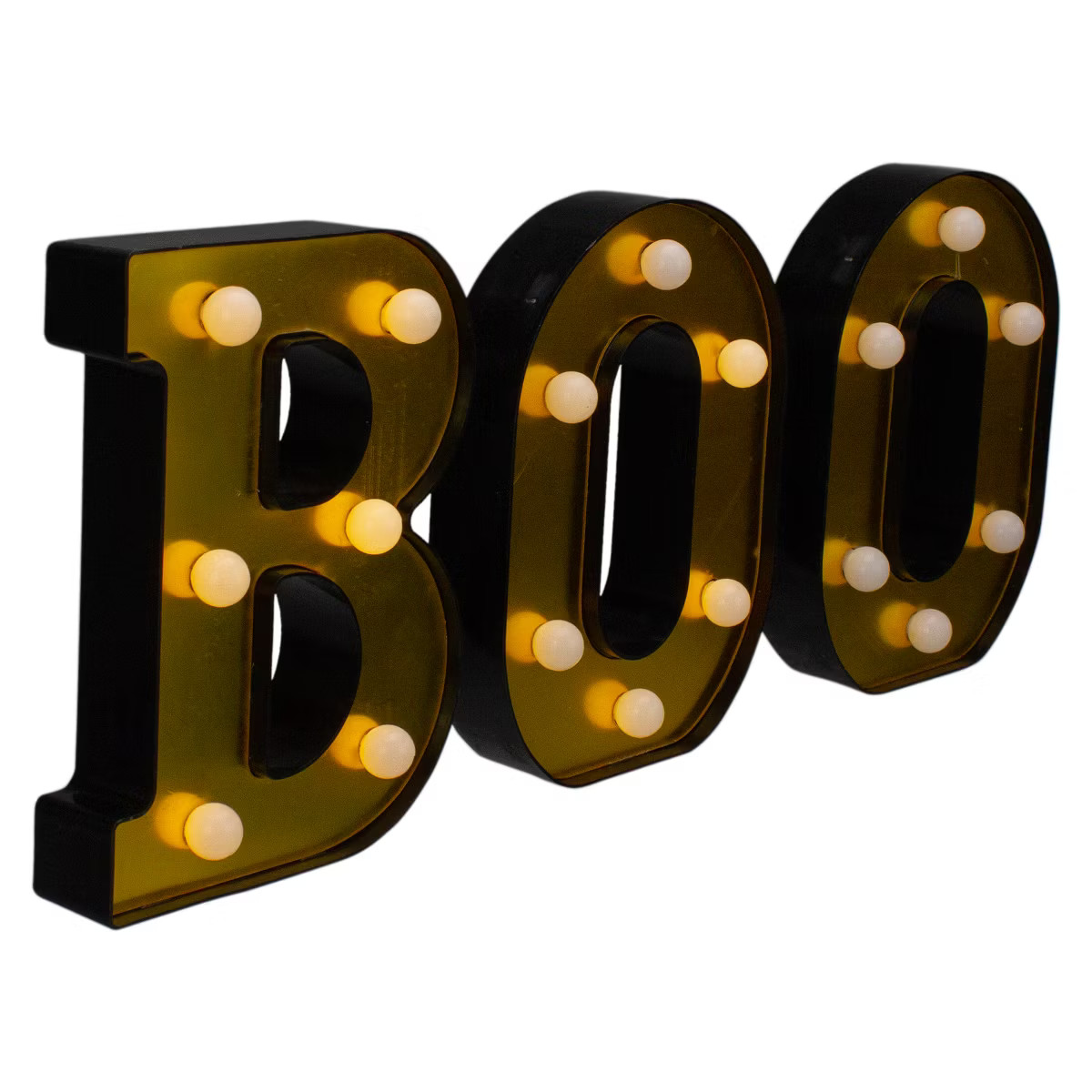 Northlight 6.5" LED Lighted "BOO" Halloween Marquee Sign | Target