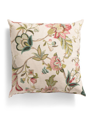 Made In Usa 22x22 Floral Pillow | Throw Pillows | Marshalls | Marshalls