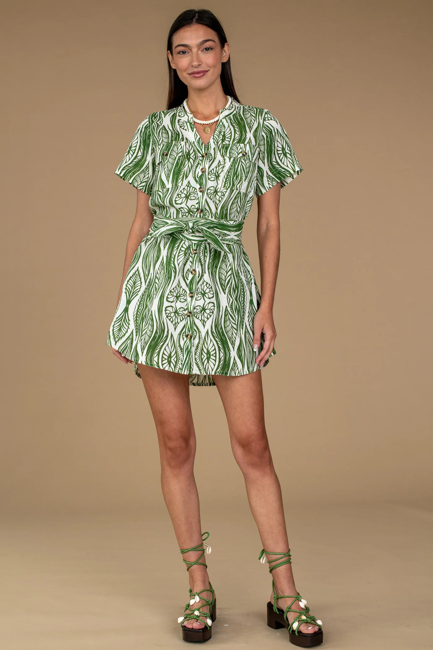 Austin Mini Dress in Lilypad | Elizabeth James The Label