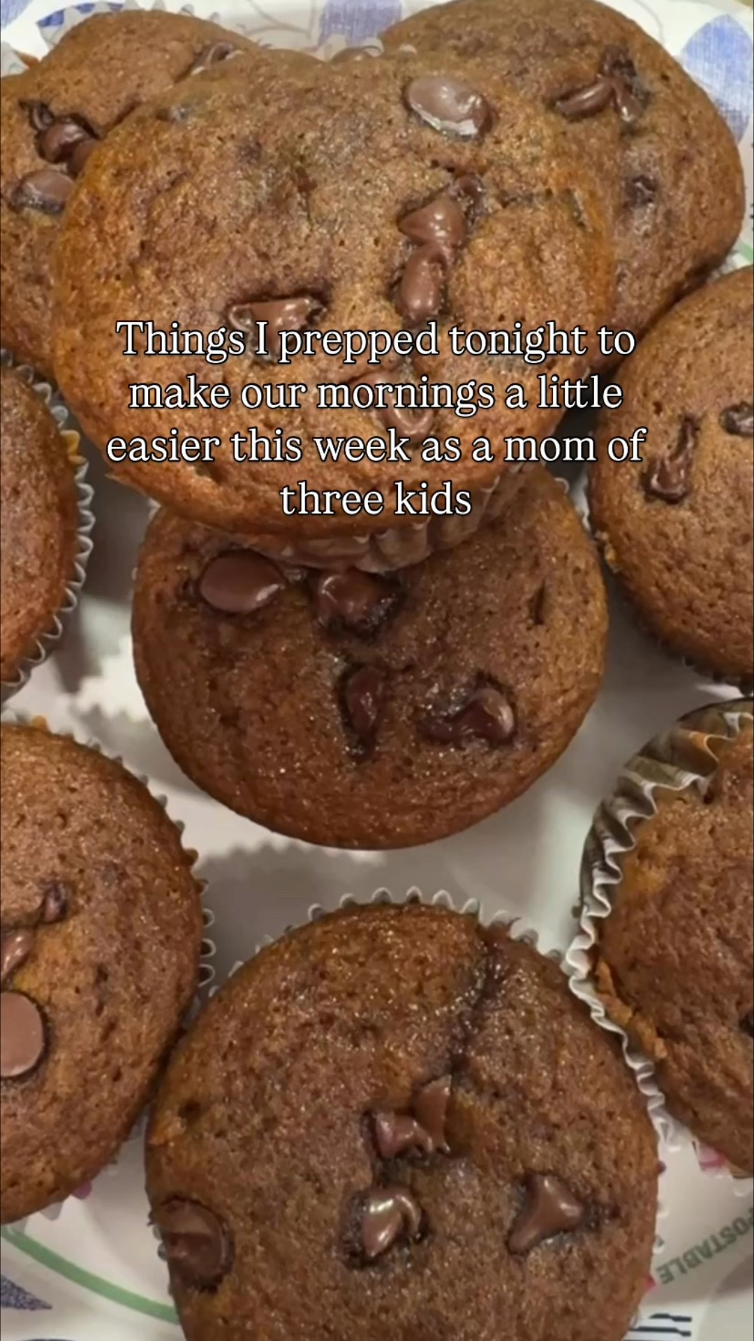 Mornings are a little crazy right now with my teen awaiting ACL surgery, my toddler turning 3 (enough said) and a newborn. On top of starting my #postpartumfitness journey for the third time, I am prioritizing my diet for me and my family to fuel this life and lack of sleep. 

Lots of Chocolate this week - as I need to use up the protein powder currently in my pantry 🤣🫣 like & share if you want more of what we’re cooking up! Linked the mason jars and silicone trays I used in my LTK - in my bio and up in stories💕
 
Simple Mills Pumpkin Muffins - added Chocolate Chips 
Recipe per box 

Chocolate Protein Overnight Oats 
2 Cups Oats 
1 Cup Coconut Milk 
1 Cup Water 
6 scoops Chocolate Protein Powder 
6 Tablespoons Chia Seeds
Splash of Vanilla 
Store in Mason Jar overnight 
In the morning add Peanut Butter Granola and Chocolate Chips on top 

Egg Bites
8 eggs 
Splash of Milk 
Salt 
Pepper 
Add to silicone tray 
Shredded Cheese on top 
20 minutes at 400 degrees 
Store in refrigerator overnight 

I’ll be adding bell peppers, ham and cheese next time around! 

#momhacks #mealprep #postpartumfitness #momlife