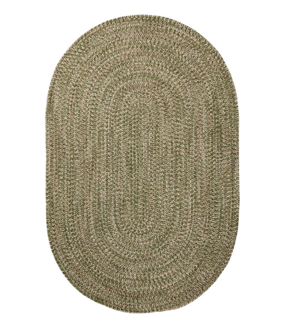 All-Weather Braided Rug, Concentric Pattern Oval | L.L. Bean