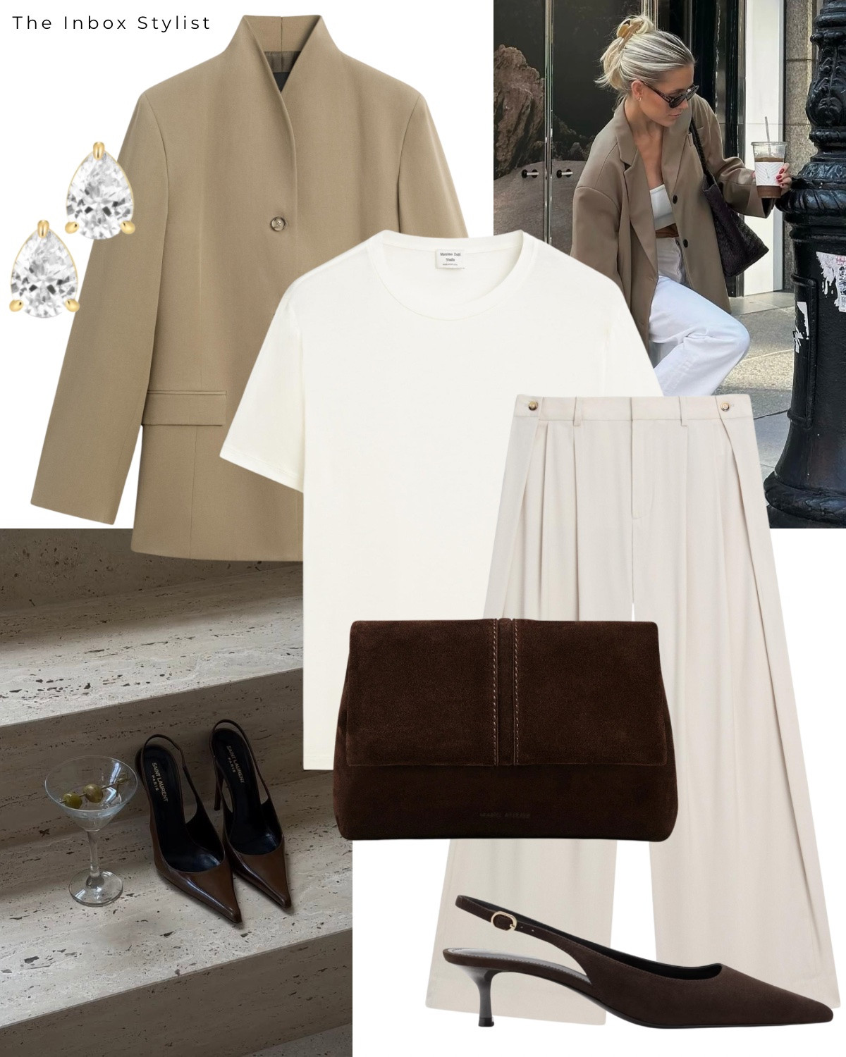 The stand-up collar subtly reworks a classic silhouette for the new season.

Earrings - D Louise

#LTKworkwear #LTKautumn #LTKuk