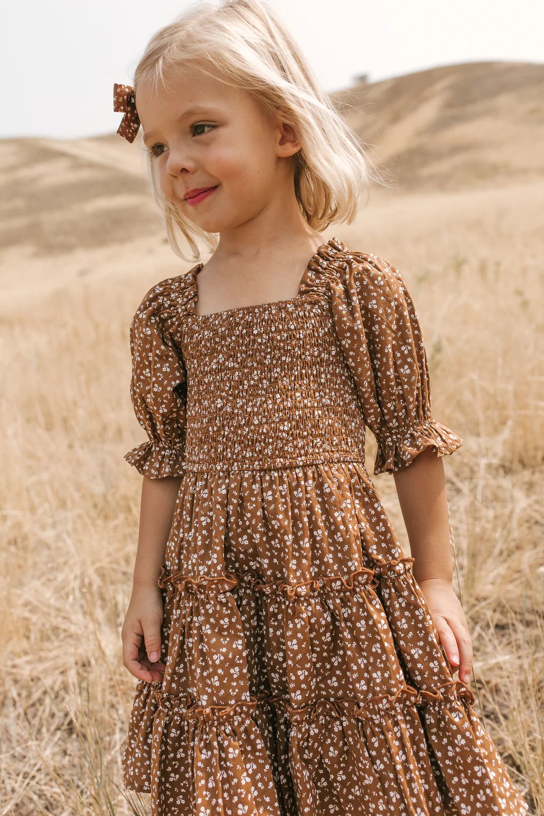 Mini Madeline Dress in Amber Floral | Ivy City Co