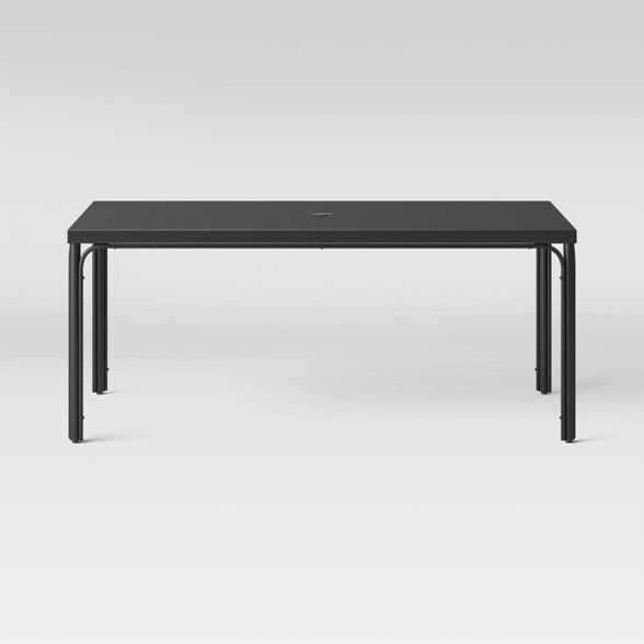 Timo 6 Person Rectangle Patio Dining Table - Black - Project 62™ | Target