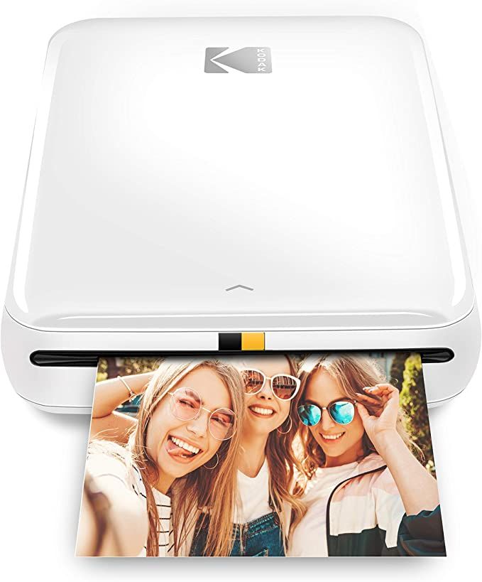 Amazon.com: KODAK Step Wireless Mobile Photo Mini Printer (White) Compatible w/ iOS & Android, NF... | Amazon (US)