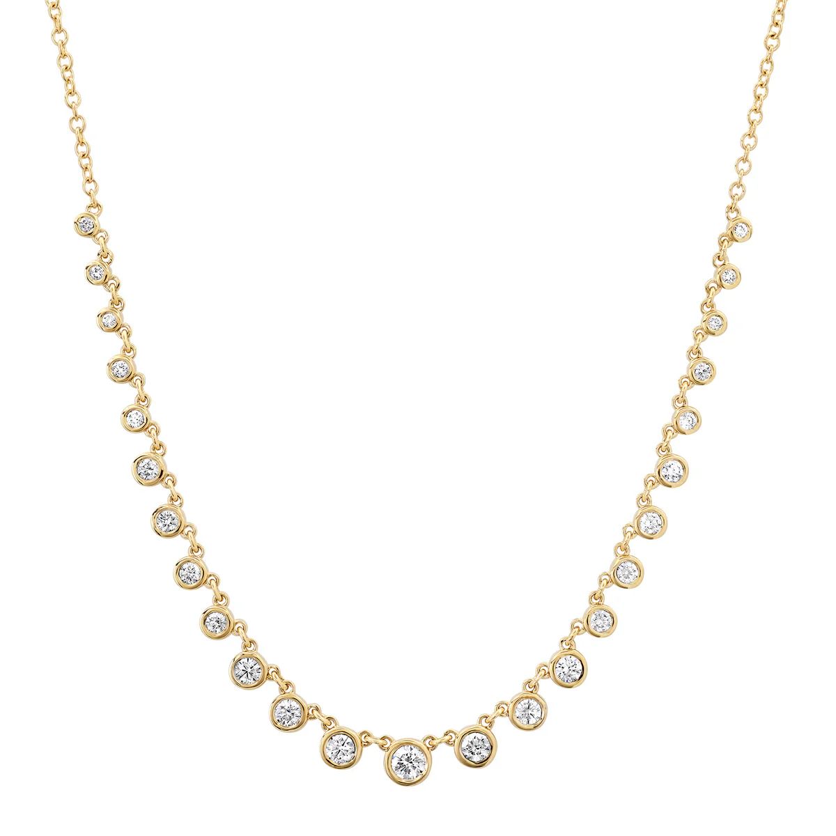 Diamond Bezel Beauty Necklace | Milestones by Ashleigh Bergman