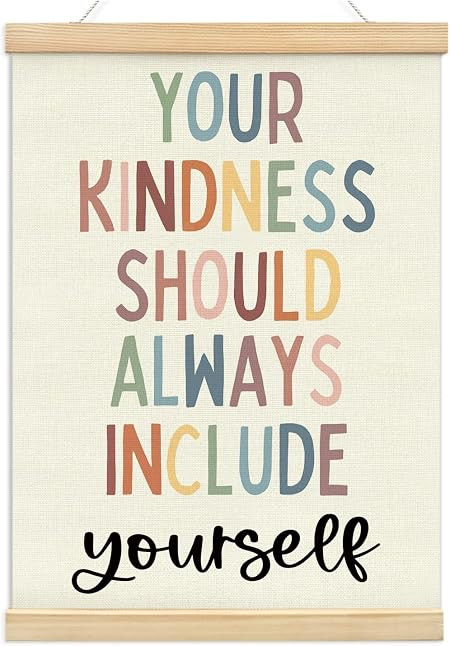 KDHTY Mental Health Motivational Poster,Motivational Wall Art Classroom Decor,Therapy Office Deco... | Amazon (US)