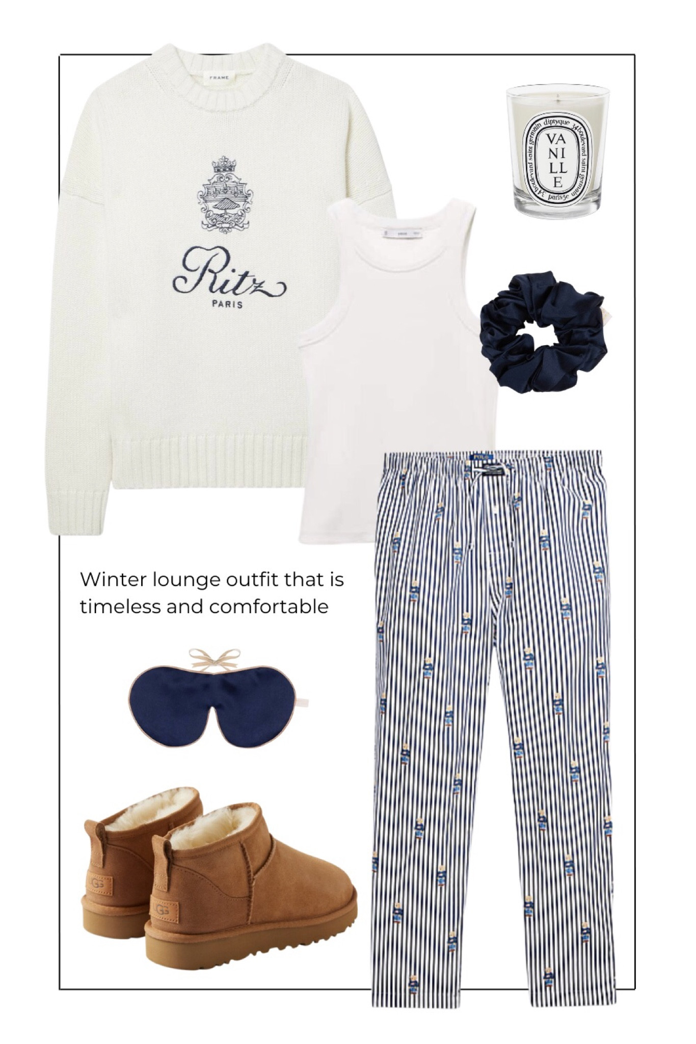 Luxury loungewear edit. Be comfortable and stylish at home. Style your Ralph Lauren pyjama bottoms with a knit jumper and Ugg boots. #uggs #loungewear #ralphlauren #pyjamas

#LTKGiftGuide #LTKstyletip #LTKHoliday