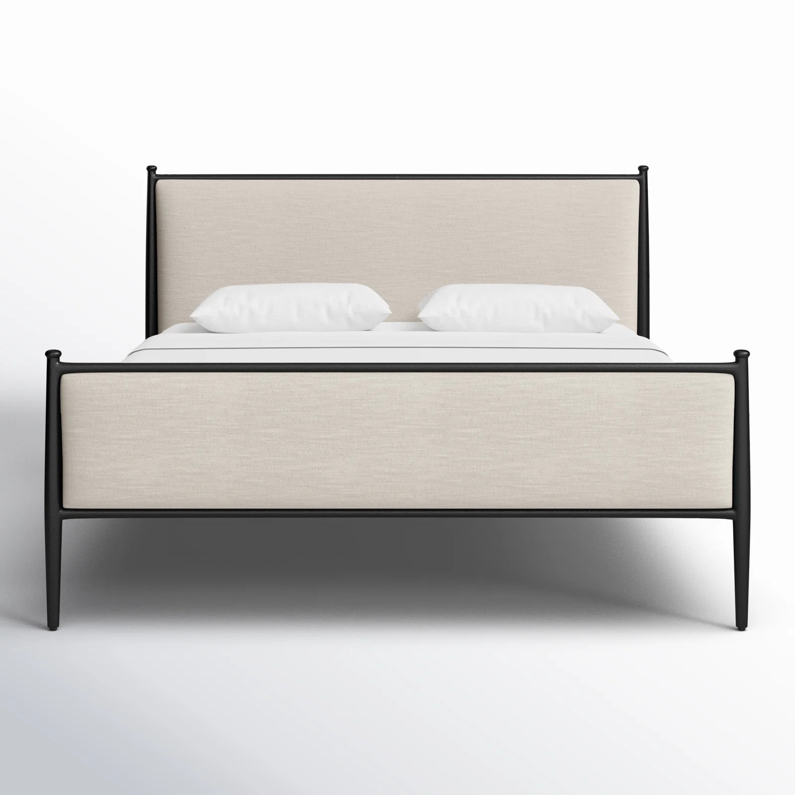 Bucknam Upholstered Metal Bed | Birch Lane
