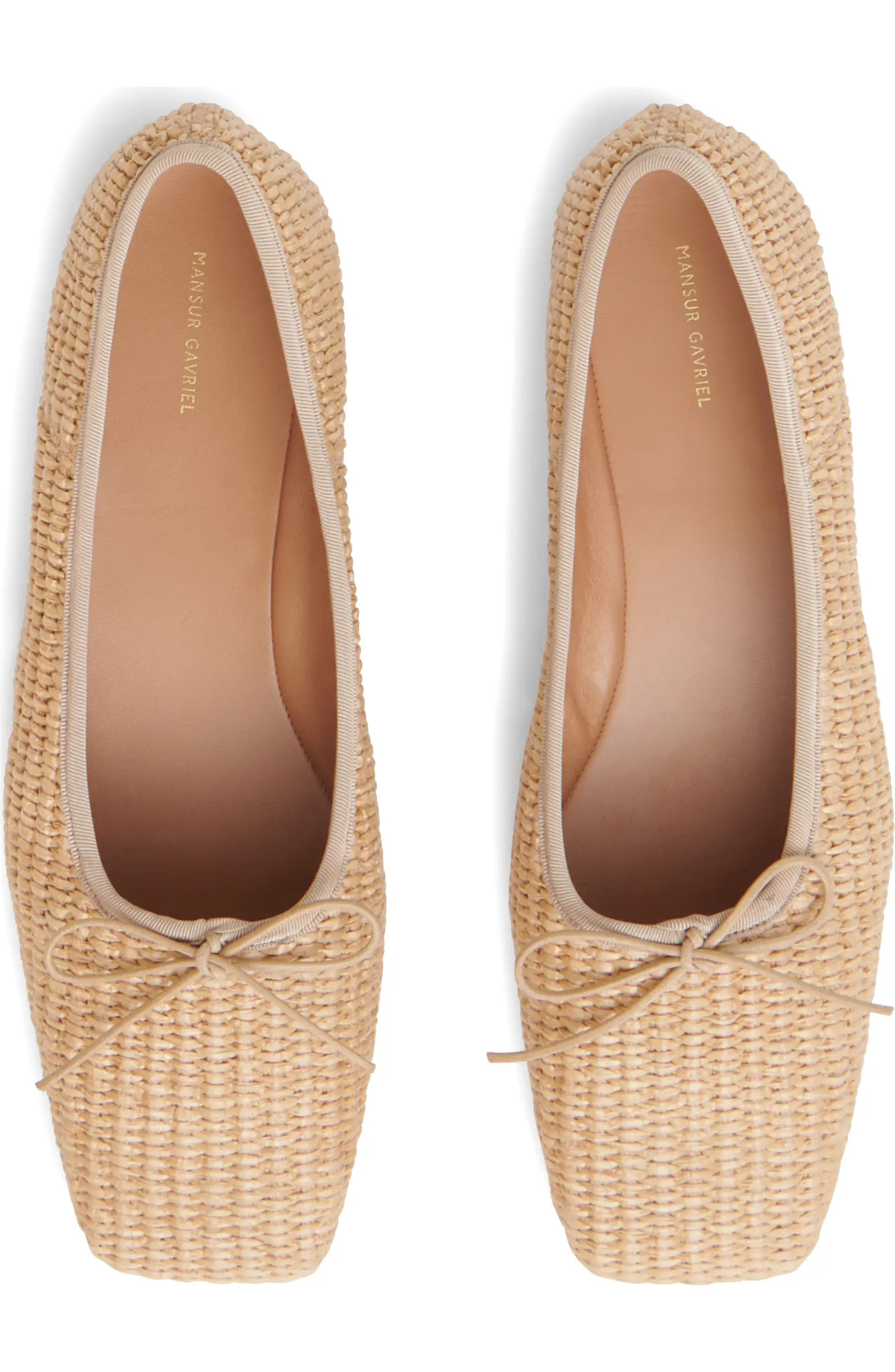 Mansur Gavriel Square Toe Ballet Flat (Women) | Nordstrom | Nordstrom