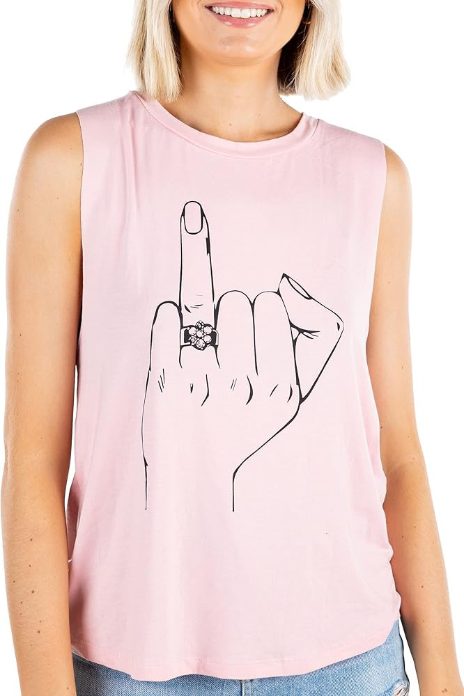 Funky Junque Womens Bride Tank Top Wifey Bridal Wedding Bachelorette Party Shirt | Amazon (US)