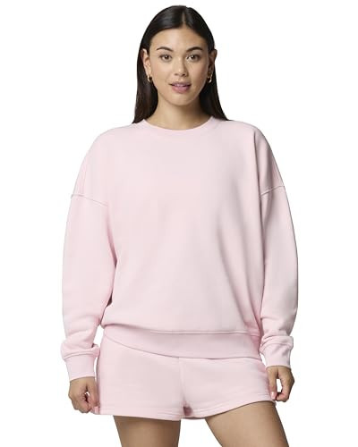 florence by mills Women's Cozy Crush Oversized Crewneck Sweatshirt, Ballet Slipper, Medium | Amazon (US)