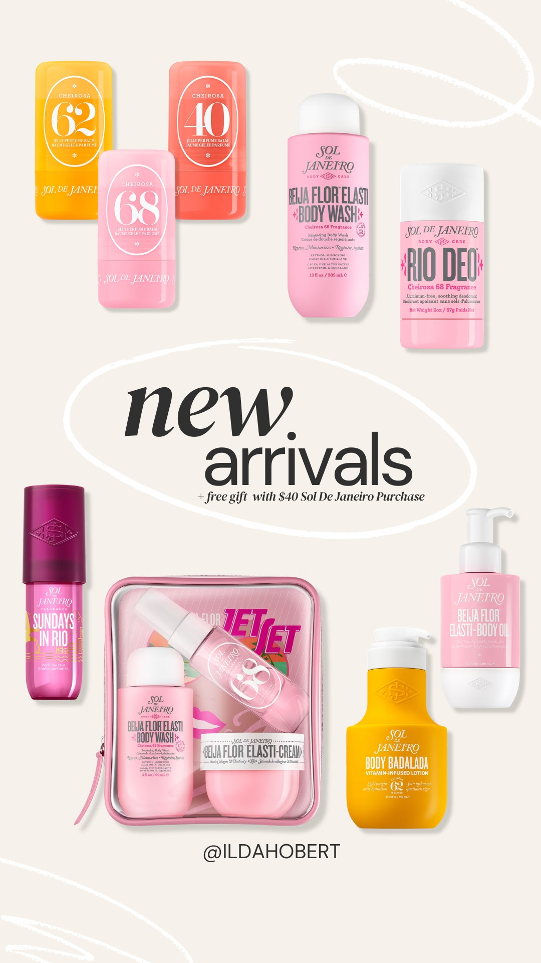 New Sol De Janeiro arrivals - from Perfume balms, body wash, deodorant, body oil, perfume to infused lotion you're guaranteed to be smelling good!!

Beauty, skincare, fragrance, ulta beauty 

 

#LTKselfcare #LTKSeasonal #LTKBeauty