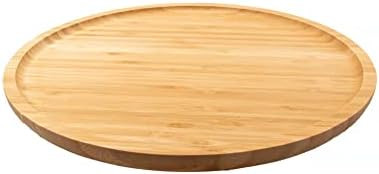 Plutreas Bamboo Lazy Susan Turntable for Cabinet or Table (12 inch) | Amazon (US)
