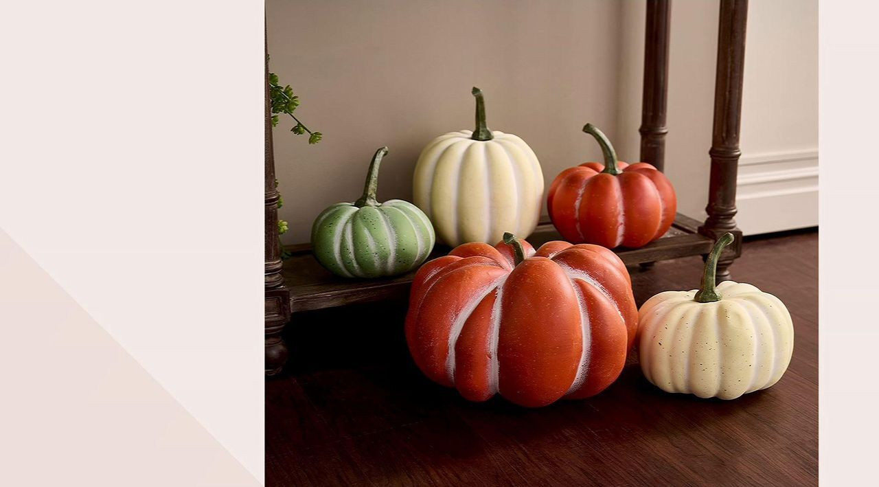 Simply Stunning Set of 5 Fairytale Pumpkins by Janine Graff | QVC