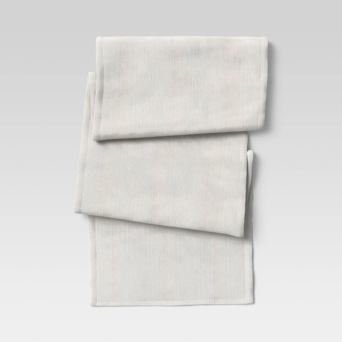 Cotton Solid Table Runner White - Threshold™ | Target