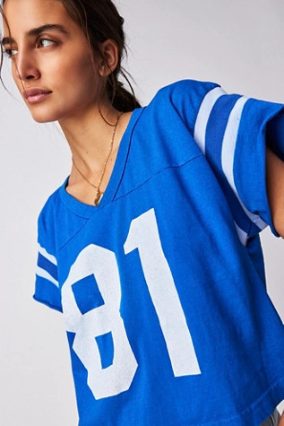 The Bureau Football Tee | Free People (Global - UK&FR Excluded)