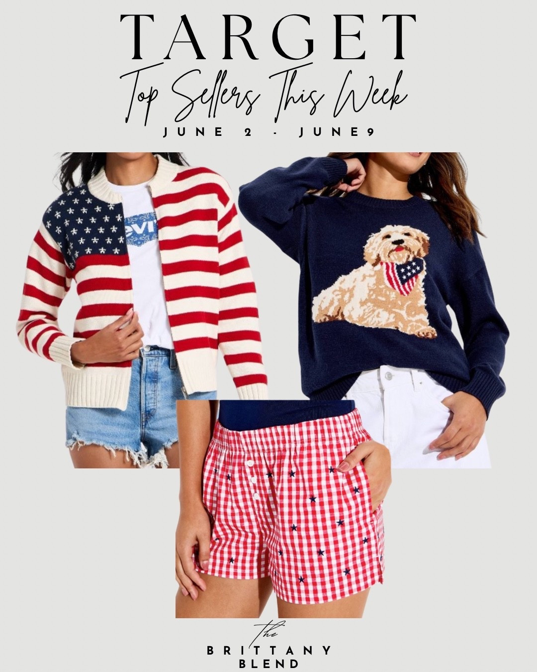 From the American flag cardigan to the adorable pup sweater and these festive gingham shorts, these pieces are perfect for summer BBQs, fireworks, and all your 4th of July plans. ❤️🤍💙

Target finds | Target style | patriotic outfit | 4th of July outfit | summer fashion | patriotic sweater | American flag cardigan | dog sweater | gingham shorts | red white and blue | holiday outfit | Target deals | Target clothing | summer wardrobe | casual outfit ideas | patriotic fashion | July 4th style | affordable fashion | Target haul | summer essentials

#LTKSeasonal #LTKootd