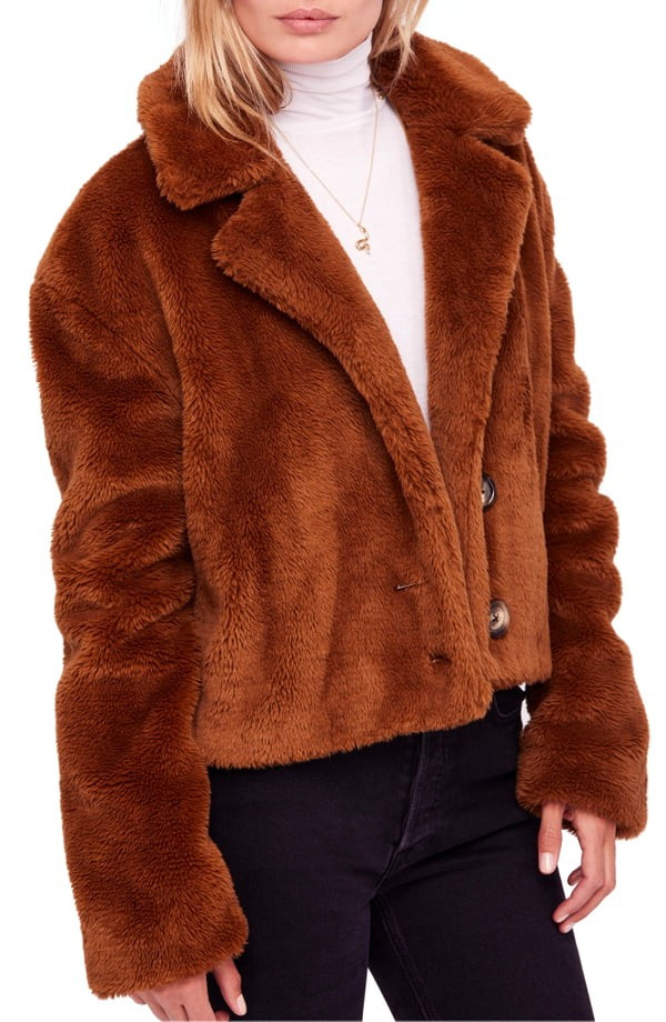 Mena Faux Fur Jacket | Nordstrom