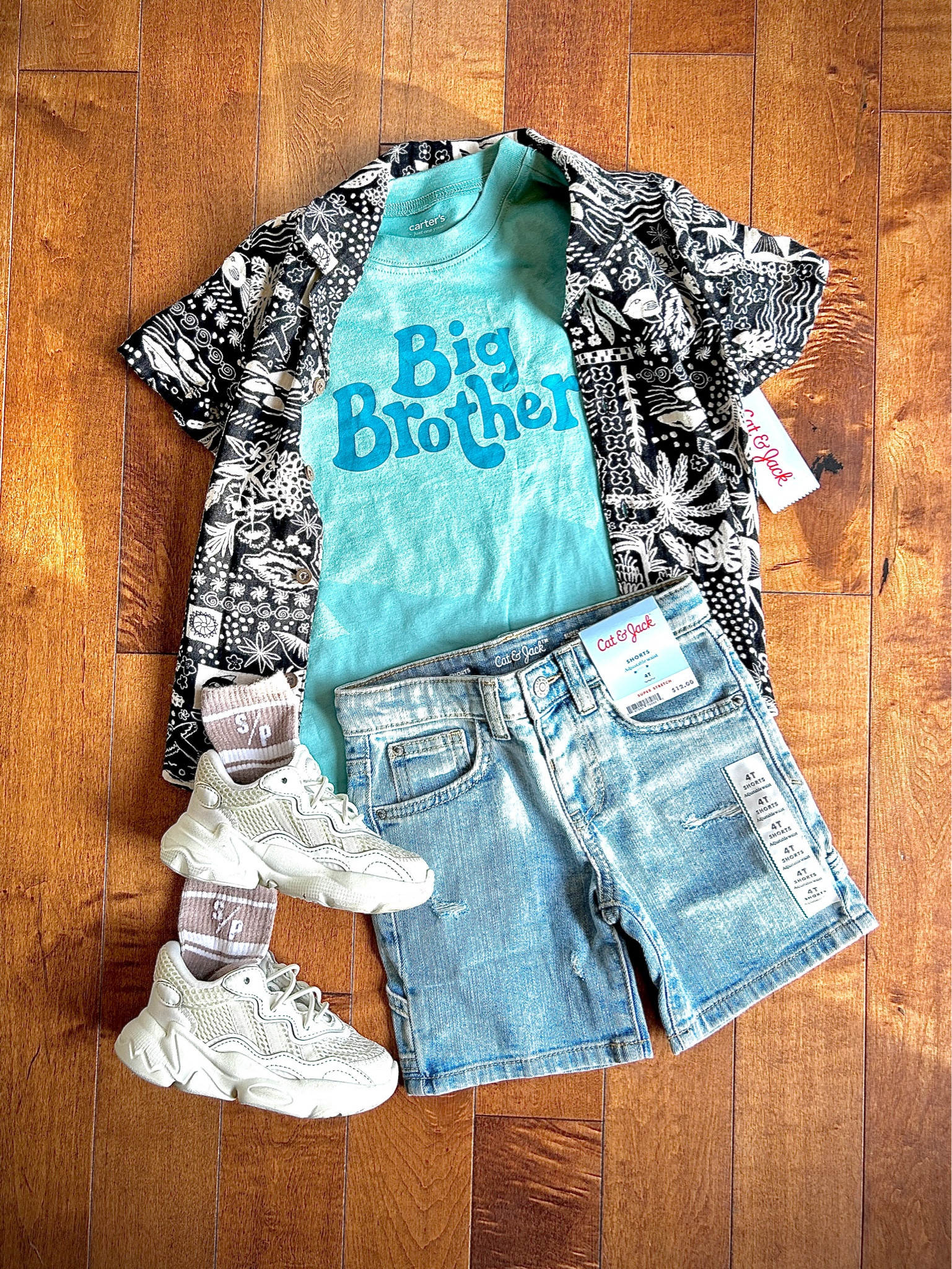 Adorable big brother outfit, mostly from target!! 

#LTKKids #LTKShoeCrush #LTKFamily