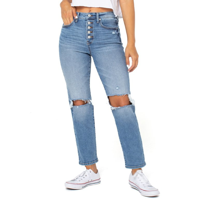 Celebrity Pink Women's Juniors Slim Straight Jeans | Walmart (US)