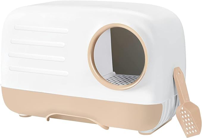 Petament Cat Litter Box,Fully Enclosed Litter Box Holds Odors,Prevents Urine and Litter Leakage, ... | Amazon (US)