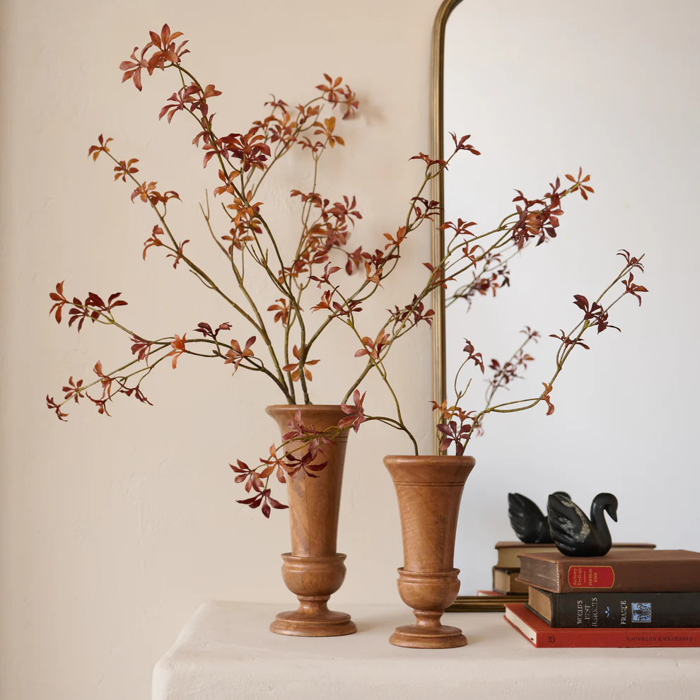 Finn Wood Vase | Magnolia