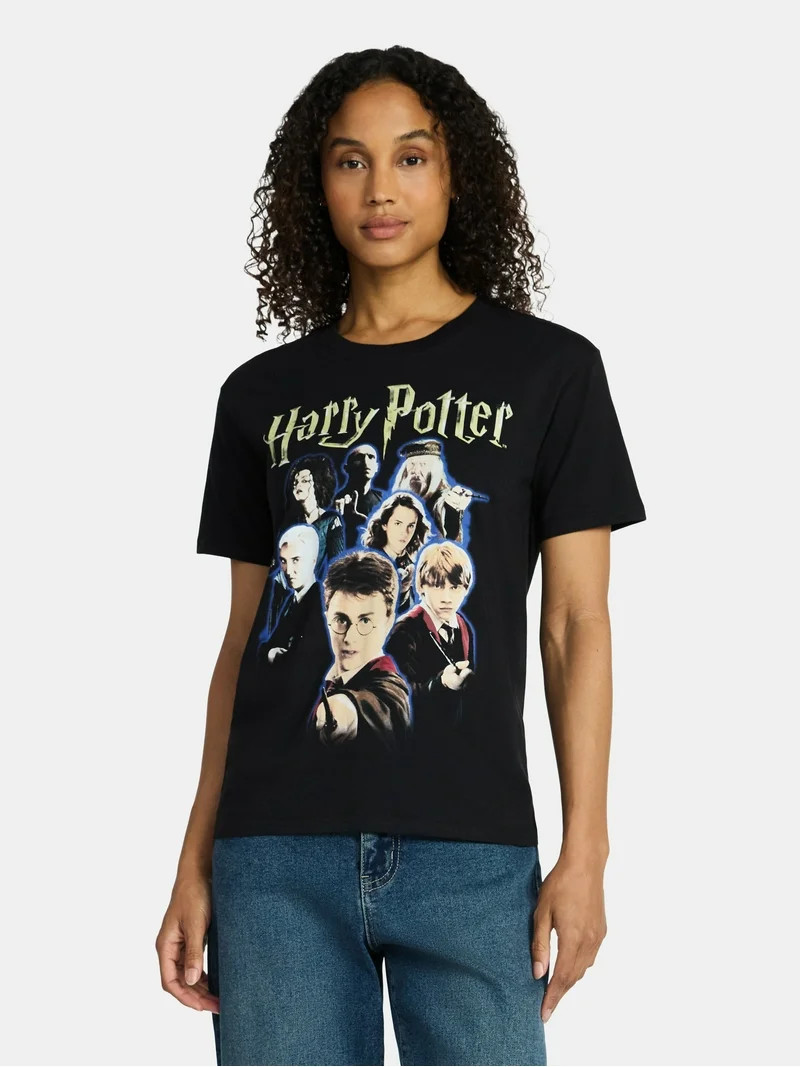 Harry Potter Women's Graphic Tee with Short Sleeves, Sizes XXS-XXL | Walmart (US)
