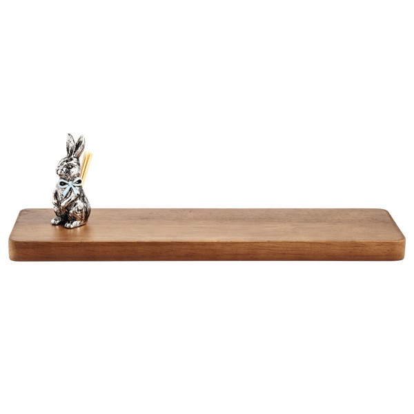 Metal Bunny Toothpick Tray | Mud Pie