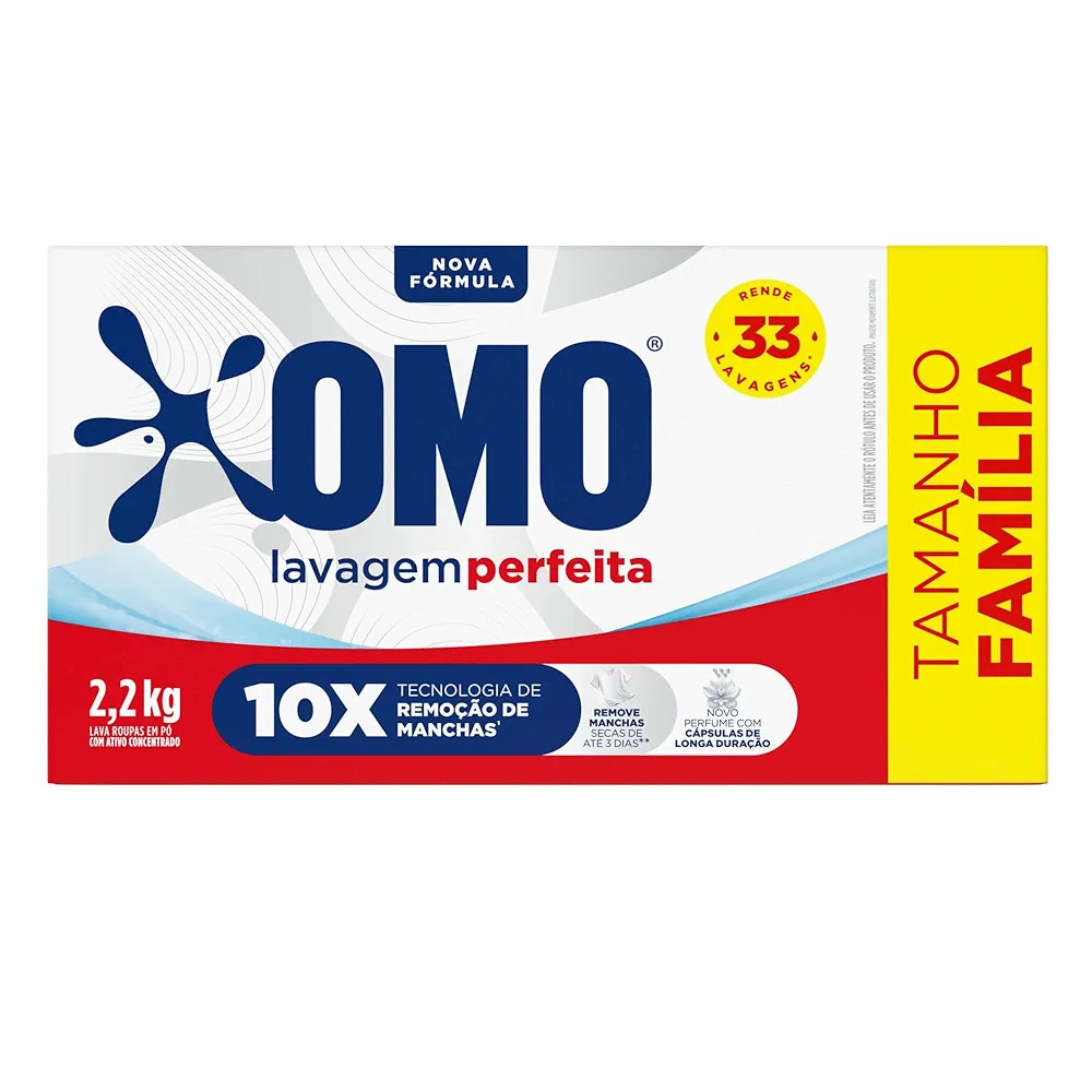 Omo Sabão em Pó Lavagem Perfeita 2,2kg | Amazon (BR)