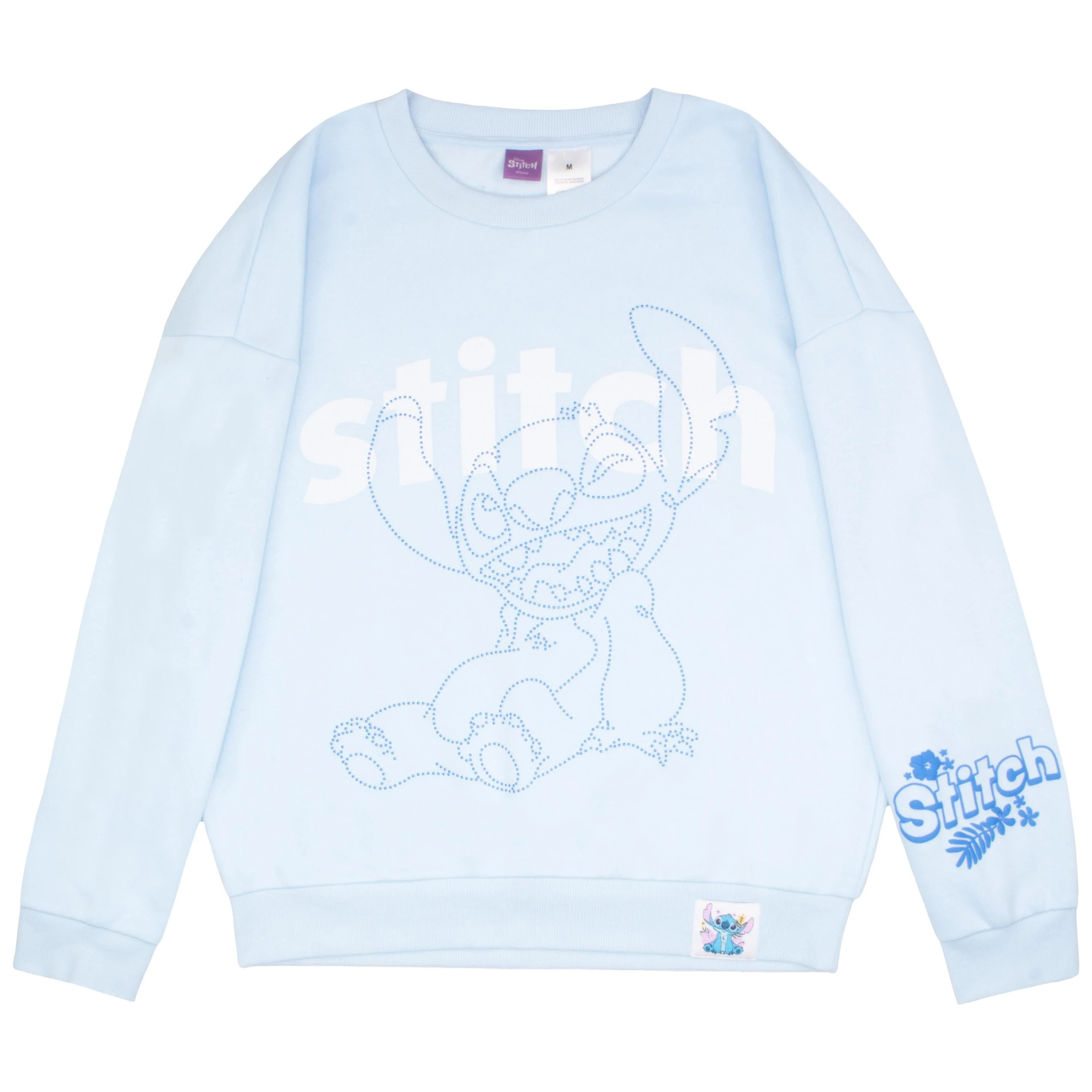 Disney Lilo & Stitch Women's Pullover Crewneck Sweatshirt Stitch Graphic Print Pull On Sweatshirt... | Walmart (US)