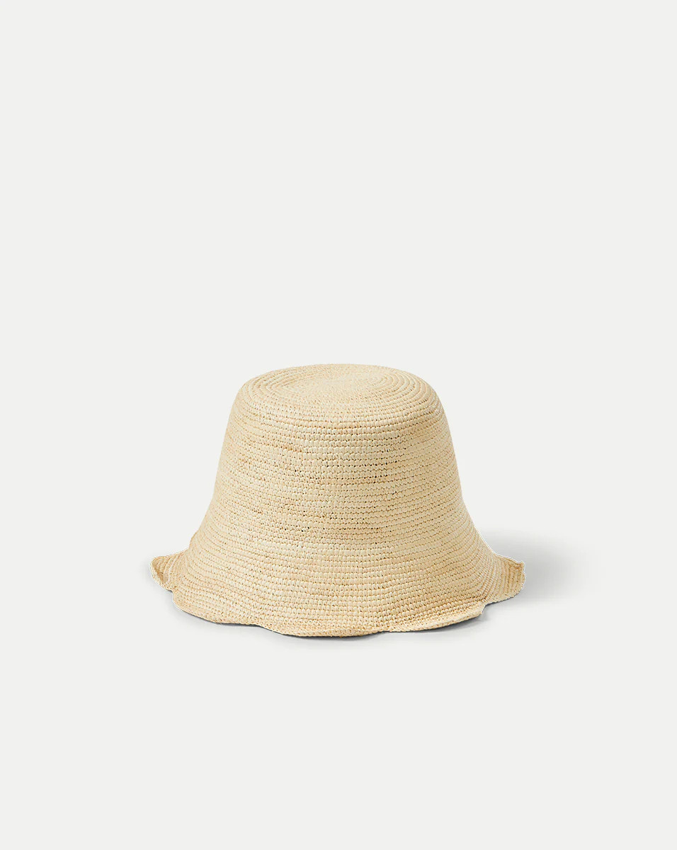 Packable Scallop Bucket Hat | Veronica Beard