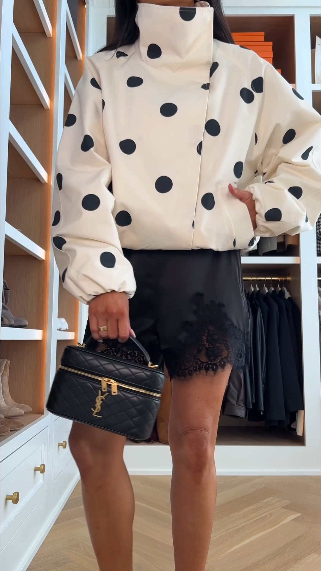 Summer trend I can’t get enough of - polka dots.

Sharing all my favorite polka dots pieces including this Zara jacket. Paired it with amazon lace shorts.

#LTKOver40 #LTKSeasonal #LTKootd