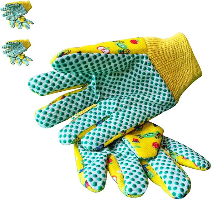 Kids Garden Gloves - PROMEDIX P - 3-6 Years Old Children Gardening Gloves, 2- Pair Pack | Amazon (US)