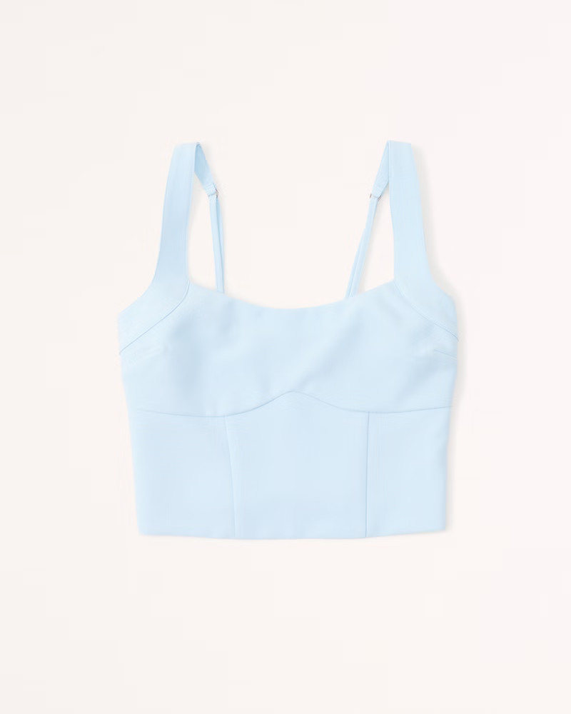 Tailored Corset Set Top | Abercrombie & Fitch (US)