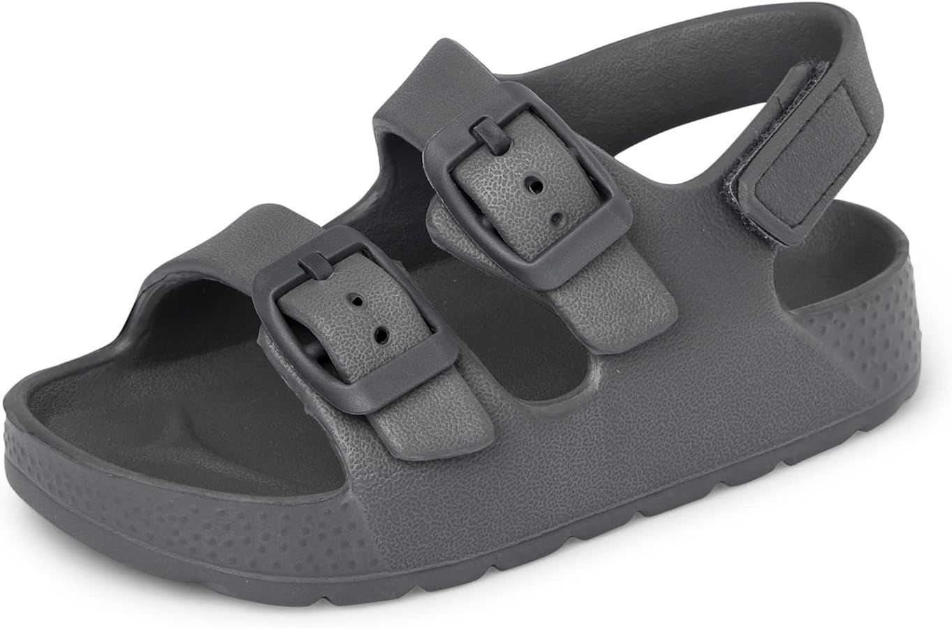 The Children's Place Boy's Baby Toddler Double Buckle Sandals with Backstrap Slide | Amazon (US)