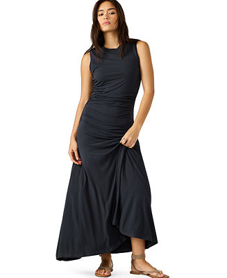 Women's Sleeveless Ruched Jace Dress | Macy's