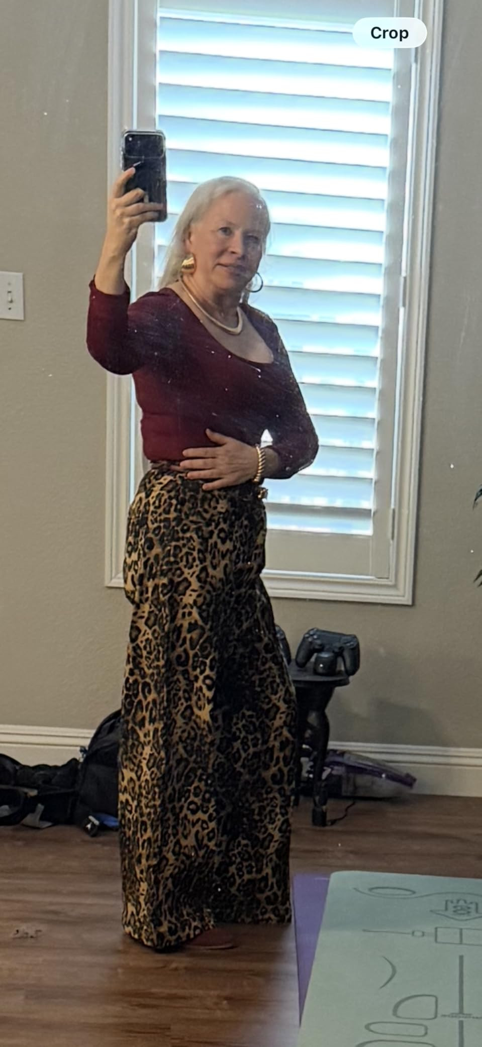 FAMARINE Gold Silver Chunky Bangle Bracelet for Women Men | Amazon (US)