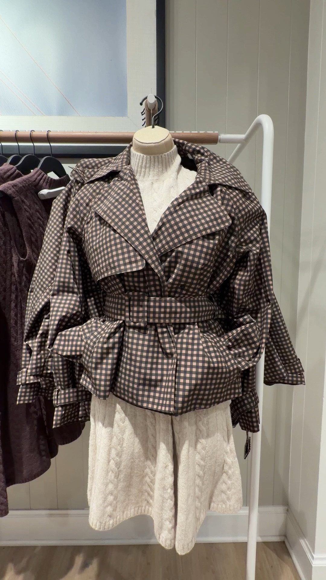 Fall jacket perfection from Abercrombie! 😍🍁 The new Short Belted Trench Coat feels effortlessly polished with its cropped silhouette, belted waist, and chic Carmel Brown gingham check. 🤎 Such a cute statement layer for giving simple jeans, trousers, or dresses a more elevated autumn look. 🍂 I’ve linked it in my LTK! ✨ @abercrombie #jacket #fallfashion #fallstyle

#LTKWorkwear #LTKootd #LTKPetite