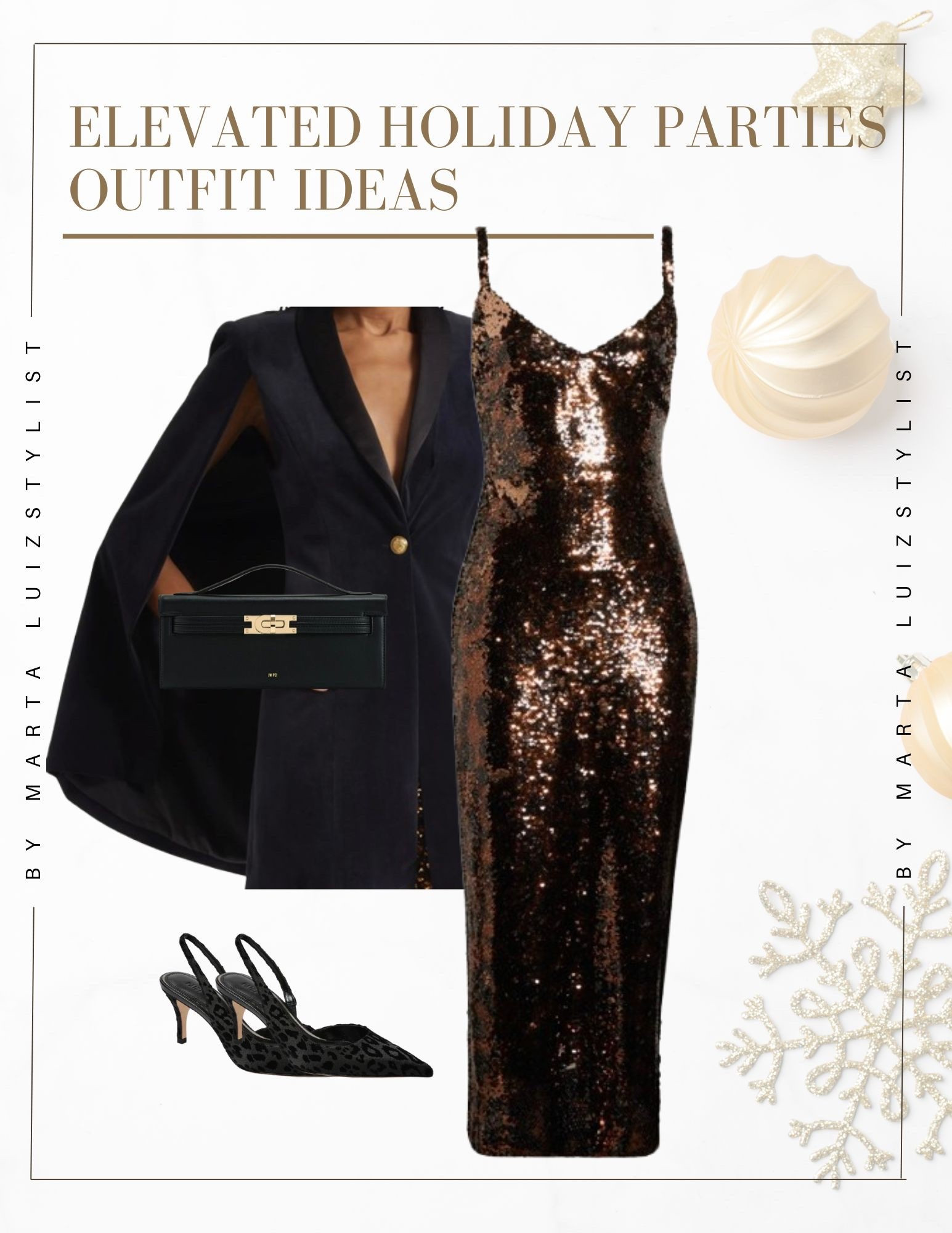 Elevated holiday parties outfit ideas 
L’agence sequin dress 
Alice & Olivia velvet jacket/cape 
New Year’s Eve outfits | holiday women’s outfit ideas 

#LTKHoliday #LTKSeasonal